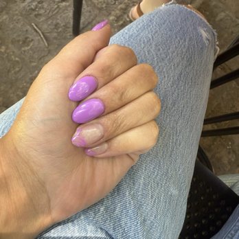 Velvetglo Head Spa & Nails - Full set with gel and design by Ken - Nail Salons Near Me - Harahan, Louisiana
