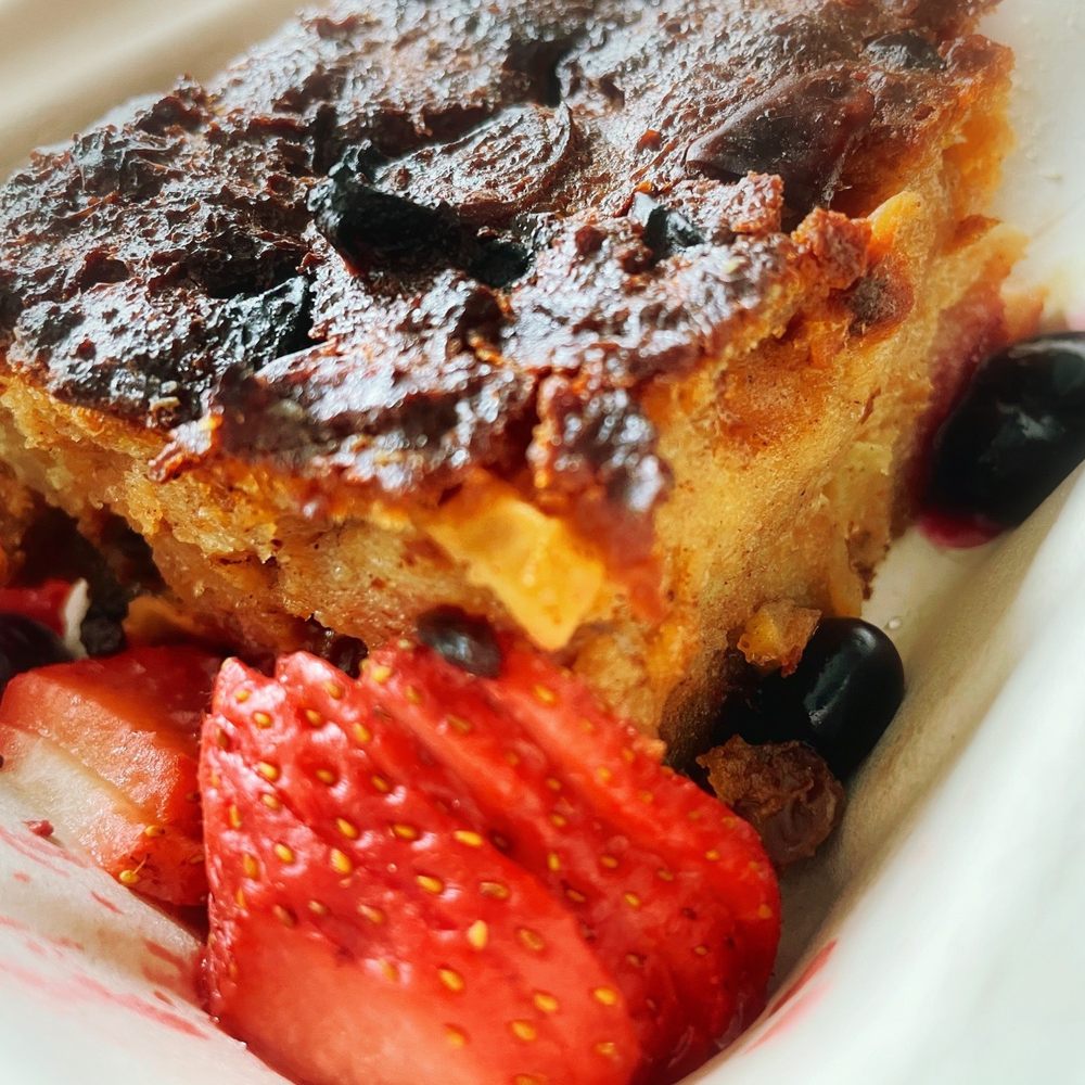SPRO - That bread pudding tho. Comes with whiskey sweet cream $5.75e see - Coffee & Tea Near Me - San Francisco, California SPRO - That bread pudding tho. Comes with whiskey sweet cream $5.75e see - Coffee & Tea Near Me - San Francisco, California