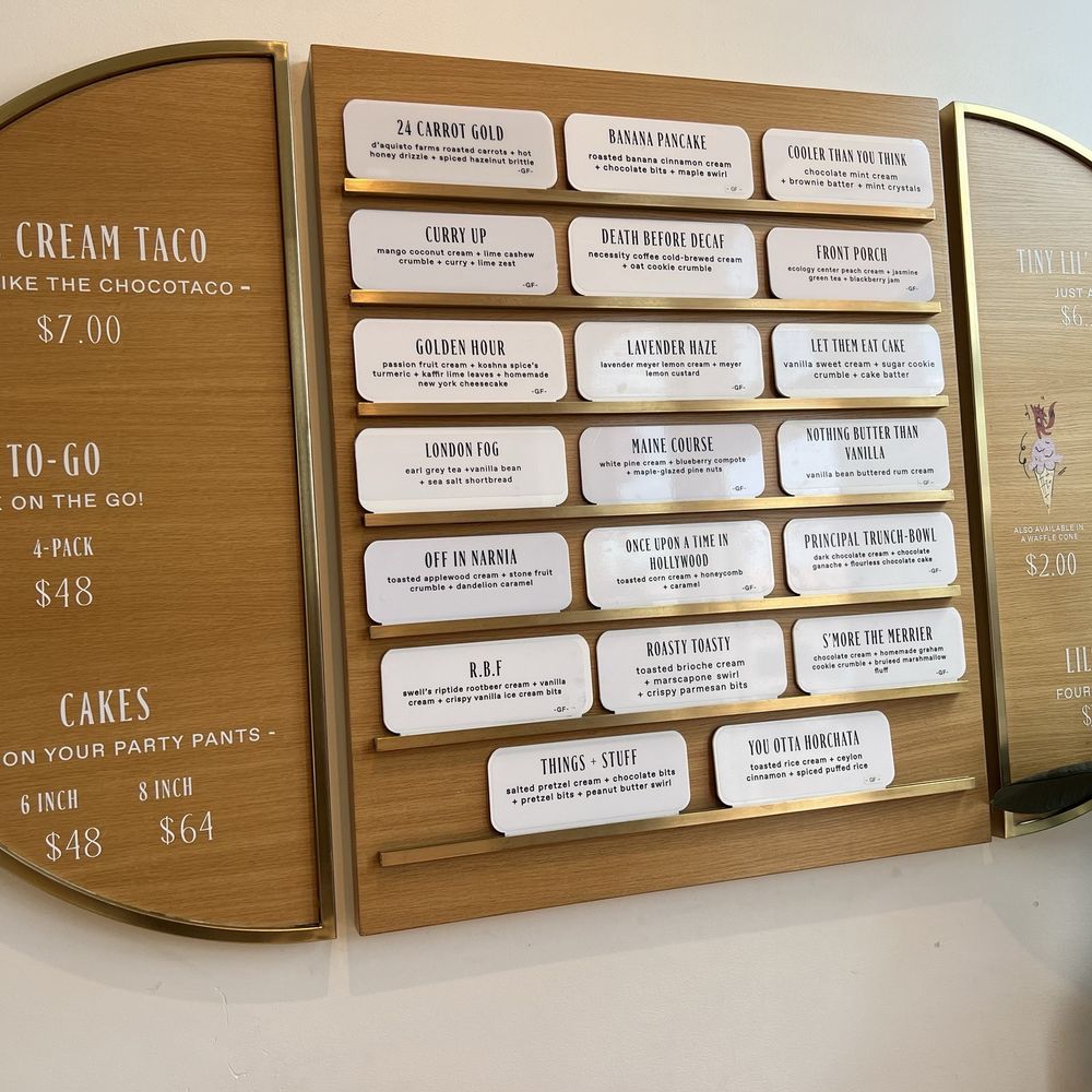 Little Fox Cups & Cones - Prices and flavors. - Ice Cream & Frozen Yogurt Near Me - Oceanside, California