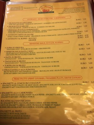 Menu photo 4 La Famiglia Rome, RM