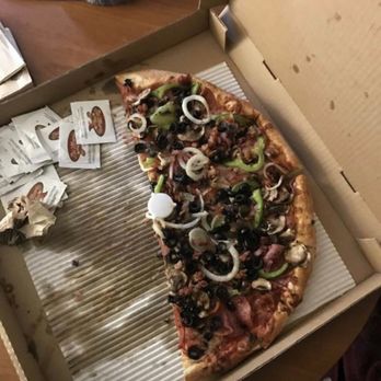Pizza Factory - Borough special with added black olives and salami - Pizza Near Me - Ridgecrest, California