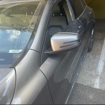 EMG Mobile Bumper Repair - Mercedes Benz driver mirror replacement - Mobile Dent Repair Near Me - San Diego, California