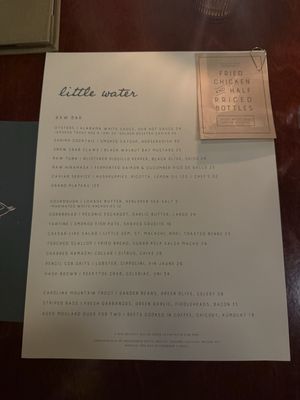 Menu photo 4 Little Water Philadelphia, PA Menu photo 4 Little Water Philadelphia, PA