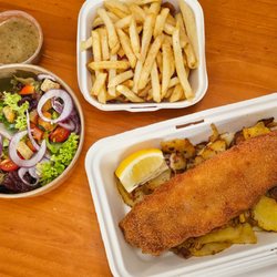Jägerhof Rüsselsheim - Zum Mitnehmen: Fisch / Bratkartoffeln / Pommes / Salat