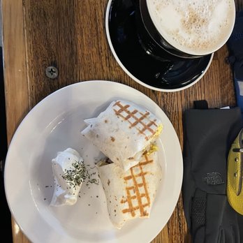 Launch Espresso Food Spirits - Cafe - Breakfast First Lift Burrito, vanilla latte. - Coffee & Tea Near Me - Golden, Colorado