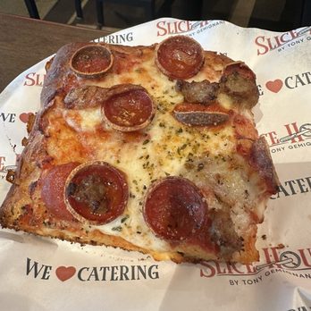 Slice House by Tony Gemignani - Traditional Sicilian Style Slice - Salad Near Me - Granite Bay, California