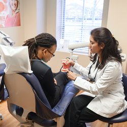 Southlake Family Dentistry - Dr. Chougule discussing issue with patient
