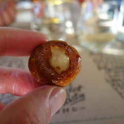 The Flying Elk - 05/27/18 The Flying  Elk - Gougeres with English Cheddar - Chestnut Honey, Fennel Seeds, Black Sarawak Pepper