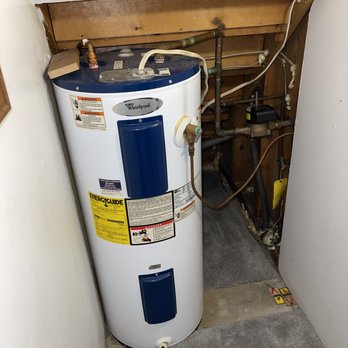 DM HVAC & Maintenance Services - Old Whirlpool hot water tank we replaced with a brand new Rheem - Heating & Air Conditioning/HVAC Near Me - Schenectady , New York DM HVAC & Maintenance Services - Old Whirlpool hot water tank we replaced with a brand new Rheem - Heating & Air Conditioning/HVAC Near Me - Schenectady , New York