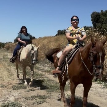 Cowboy Trail Rides - My granddaughter riding Harley at Cowboy Trail rides, Tracy Ca - Horseback Riding Near Me - Tracy, California