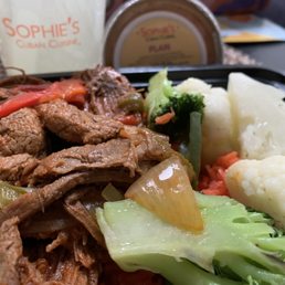 beef, broccoli, cauliflower and cauliflower