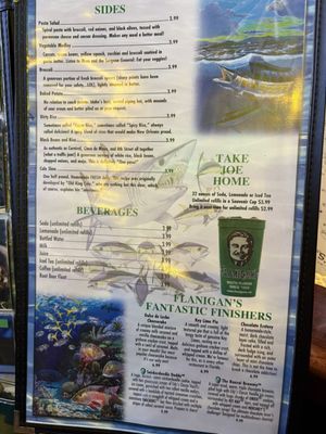 Menu photo 1 Flanigan's - Hollywood Hollywood, FL