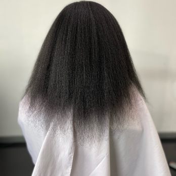 Jakari J Salon - Before Mea trimmed my hair - Hair Salons Near Me - Oceanside, New York