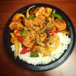 Spicy chicken rice bowl Spicy chicken rice bowl