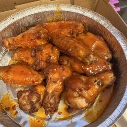 Mango habanero wings Mango habanero wings
