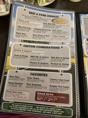 Menu photo 5 HiWay Restaurant Ottawa, IL