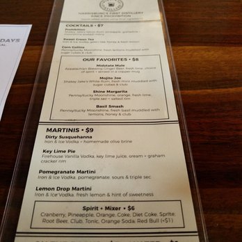 Midstate Distillery - Drink menu - Cocktail Bars Near Me - Mechanicsburg, Pennsylvania Midstate Distillery - Drink menu - Cocktail Bars Near Me - Mechanicsburg, Pennsylvania