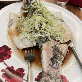 Hong Bao Kitchen - Steamed striped bass - Asian Fusion Near Me - S Highland, California Hong Bao Kitchen - Steamed striped bass - Asian Fusion Near Me - S Highland, California
