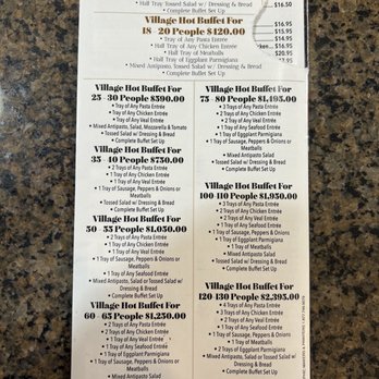 Village Pizza & Pasta - Catering Menu July 2023 - Pizza Near Me - Allendale, New Jersey Village Pizza & Pasta - Catering Menu July 2023 - Pizza Near Me - Allendale, New Jersey