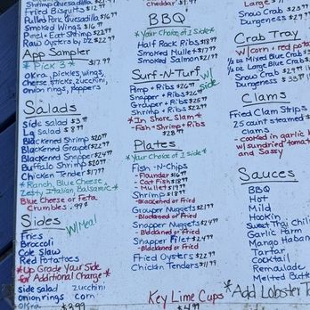 Hookin' Ain't Easy Seafood - Hand-written menu - Seafood Near Me - St Petersburg, Florida Hookin' Ain't Easy Seafood - Hand-written menu - Seafood Near Me - St Petersburg, Florida