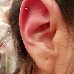 Claire's - My cartilage piercing by Brenda! Love it!