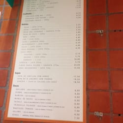 Latife - The menu