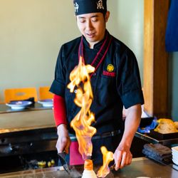 Hibachi Chefs Sizzling with Entertainment