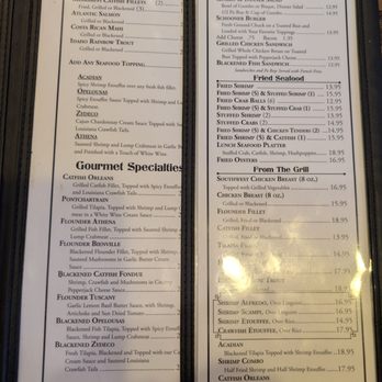 The Schooner Restaurant - Menu - Seafood Near Me - Nederland, Texas The Schooner Restaurant - Menu - Seafood Near Me - Nederland, Texas