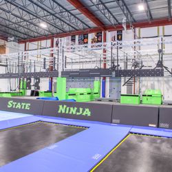 First State Gymnastics - Ninja Worrior Course with rock climbing wall