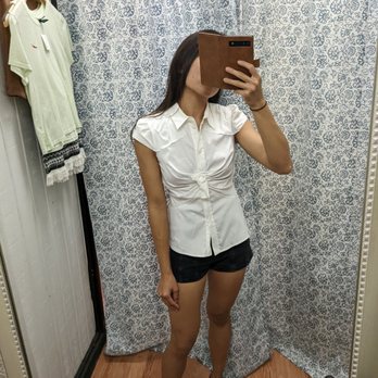 Second Impressions - Tried on a Prada shirt ($24) just for fun, not my style but was cool to see. - Thrift Stores Near Me - Lake Forest, California Second Impressions - Tried on a Prada shirt ($24) just for fun, not my style but was cool to see. - Thrift Stores Near Me - Lake Forest, California