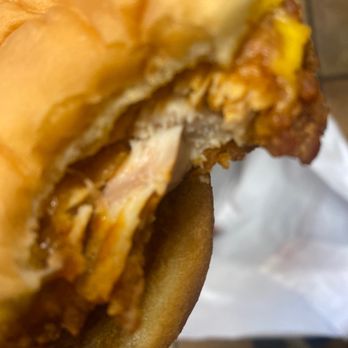 Chick-fil-A - The chicken is bloody and it tastes so gross - Fast Food Near Me - Tustin, California Chick-fil-A - The chicken is bloody and it tastes so gross - Fast Food Near Me - Tustin, California
