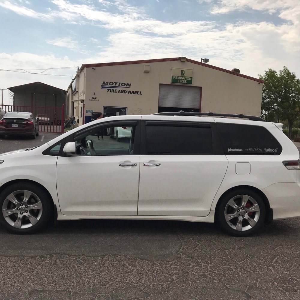 Thank You MOTION for ordering the tires for my Toyota Sienna SE and allowing for us to (finally) get home, SAFELY! Thank You MOTION for ordering the tires for my Toyota Sienna SE and allowing for us to (finally) get home, SAFELY!