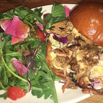 MESSHALL - Breakfast Sando - pulled smoked pork, egg, red chili aioli, cilantro slaw, brioche $14 - Breakfast & Brunch Near Me - Los Angeles, California MESSHALL - Breakfast Sando - pulled smoked pork, egg, red chili aioli, cilantro slaw, brioche $14 - Breakfast & Brunch Near Me - Los Angeles, California