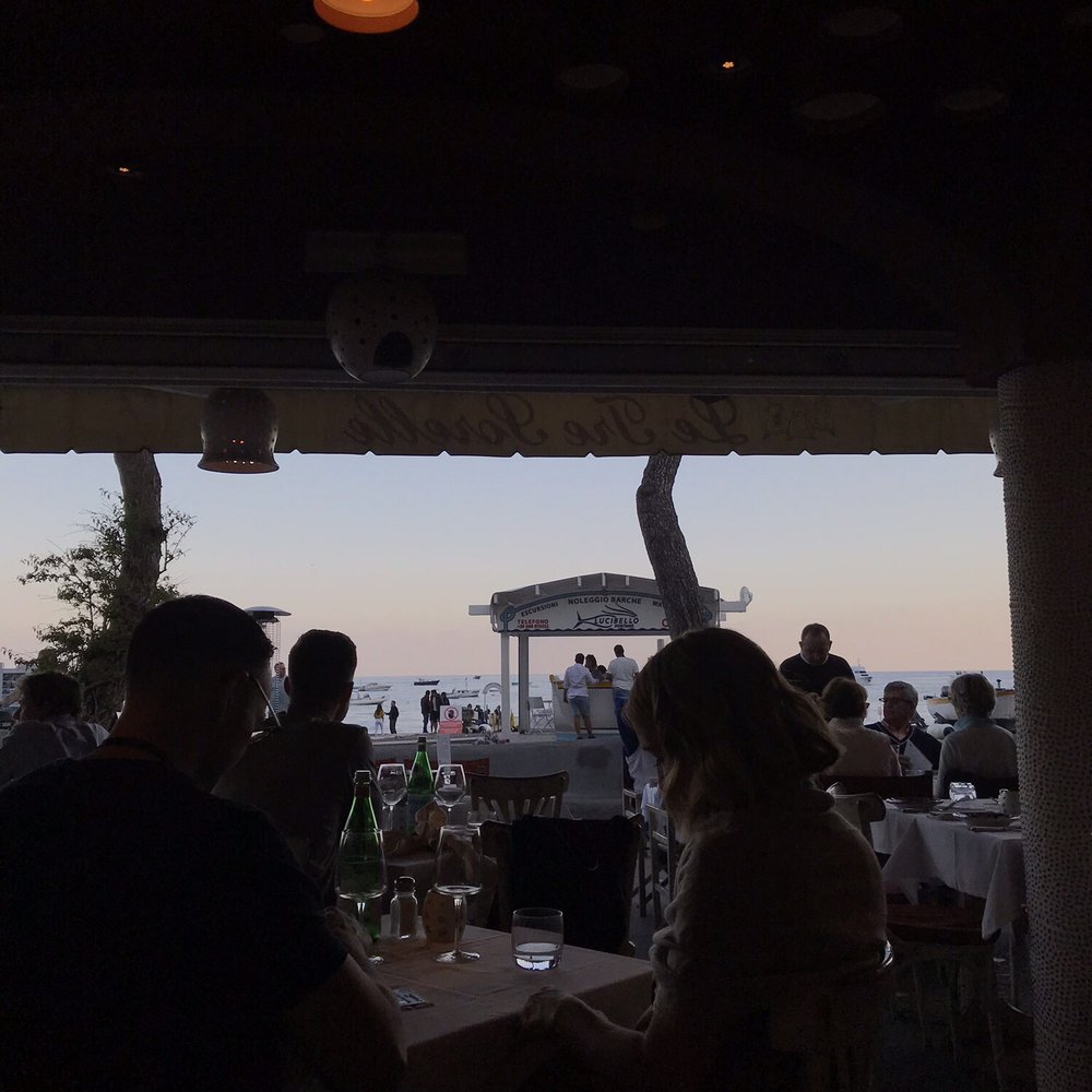 Le Tre Sorelle - View from our seat - Italian Near Me - Positano, SA