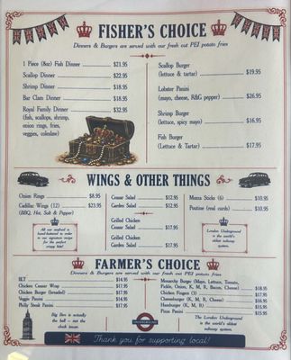Menu photo 3 Cavendish Fish And Chips Green Gables, PE Menu photo 3 Cavendish Fish And Chips Green Gables, PE