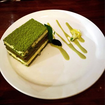 Sushi Den - Green tea tiramisu - Japanese Near Me - Denver, Colorado