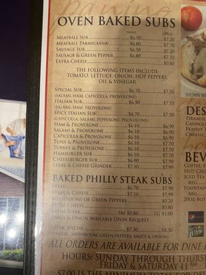 Menu photo 2 Pizza Town Punxsutawney, PA