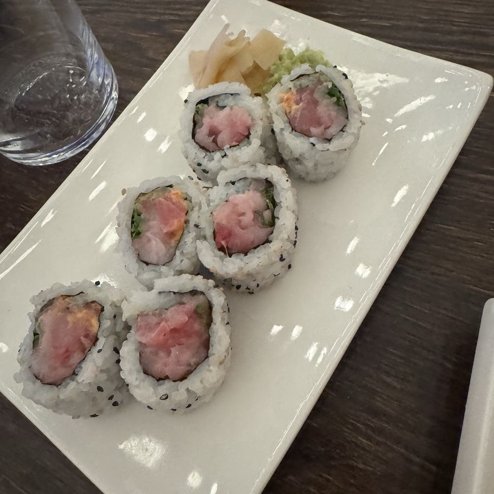 MM by Morimoto - Spicy Yellowtail Roll - Japanese Near Me - Montclair, New Jersey MM by Morimoto - Spicy Yellowtail Roll - Japanese Near Me - Montclair, New Jersey