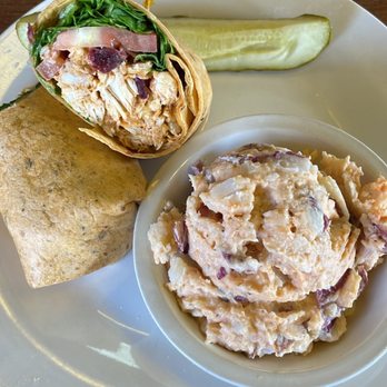 Old Town Red Rooster Cafe - Cranberry chicken salad wrap with potato salad - Cafes Near Me - Cottonwood, Arizona Old Town Red Rooster Cafe - Cranberry chicken salad wrap with potato salad - Cafes Near Me - Cottonwood, Arizona