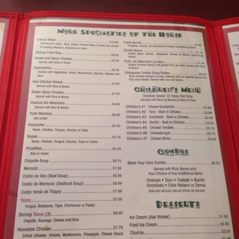 Don Pancho Mexican Restaurant - the menu - Mexican Near Me - Buffalo, South Carolina