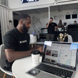 Coffee, workspace , visuals of the cafe