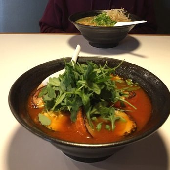 Daikokuya - El Monte - Vegan Tomato Ramen and Daikokuya Ramen in the back - Ramen Near Me - El Monte, California Daikokuya - El Monte - Vegan Tomato Ramen and Daikokuya Ramen in the back - Ramen Near Me - El Monte, California