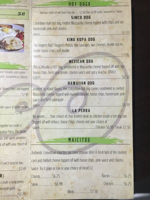 Menu photo 6 5inco Restaurant Hialeah, FL Menu photo 6 5inco Restaurant Hialeah, FL