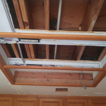 True Restoration - Very clean cuts in the drywall for easy patching. - Damage Restoration Near Me