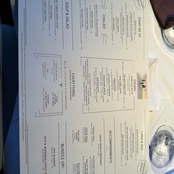 EPIC Steak - Dinner menu - Steakhouses Near Me - San Francisco, California