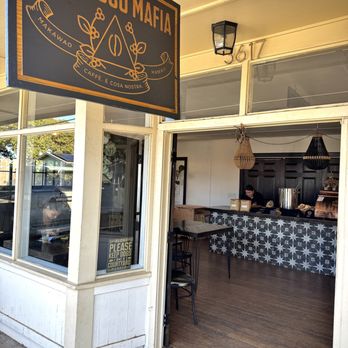 Espresso Mafia - I love the sign. There's some nice seating in here too to get some work done. - Coffee & Tea Near Me - Makawao, Hawaii Espresso Mafia - I love the sign. There's some nice seating in here too to get some work done. - Coffee & Tea Near Me - Makawao, Hawaii