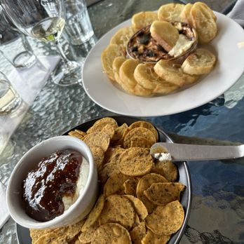 Stave & Stone Winery - Cheese and Bread and Fig Jam with Goat Cheese - Wine Bars Near Me - Hood River, Oregon Stave & Stone Winery - Cheese and Bread and Fig Jam with Goat Cheese - Wine Bars Near Me - Hood River, Oregon