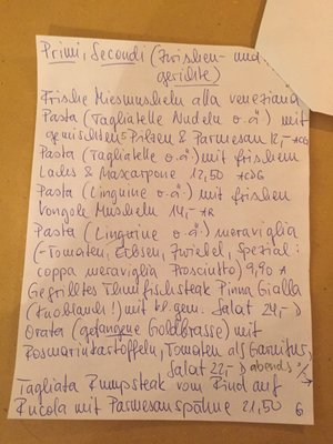Menu photo 1 Osteria da Nonna Nena Wels, 4 Menu photo 1 Osteria da Nonna Nena Wels, 4