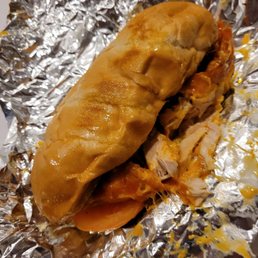 Chicken sandwich with bacon...way to greasy Chicken sandwich with bacon...way to greasy