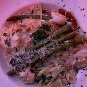 Marcelina's Italian Restaurant - Grouper Special - wow! The best of a dozen dishes I've had here! grouper, artichoke jumbo shrimp asparagus, delicate sauce with fettuccine - Italian Near Me - Ocala, Florida Marcelina's Italian Restaurant - Grouper Special - wow! The best of a dozen dishes I've had here! grouper, artichoke jumbo shrimp asparagus, delicate sauce with fettuccine - Italian Near Me - Ocala, Florida